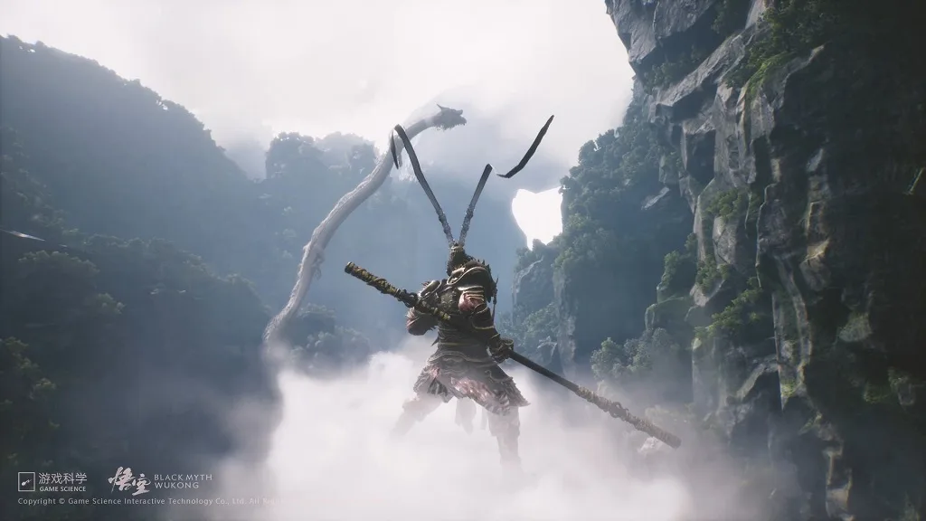 Wukong-Gameplay mit schwarzem Mythos