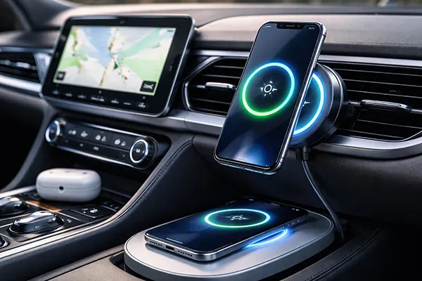 smartphone no carregador